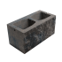Блок колотый 390х190х190 арабика